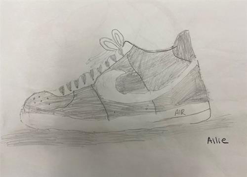 5th Grade Shoe Drawing